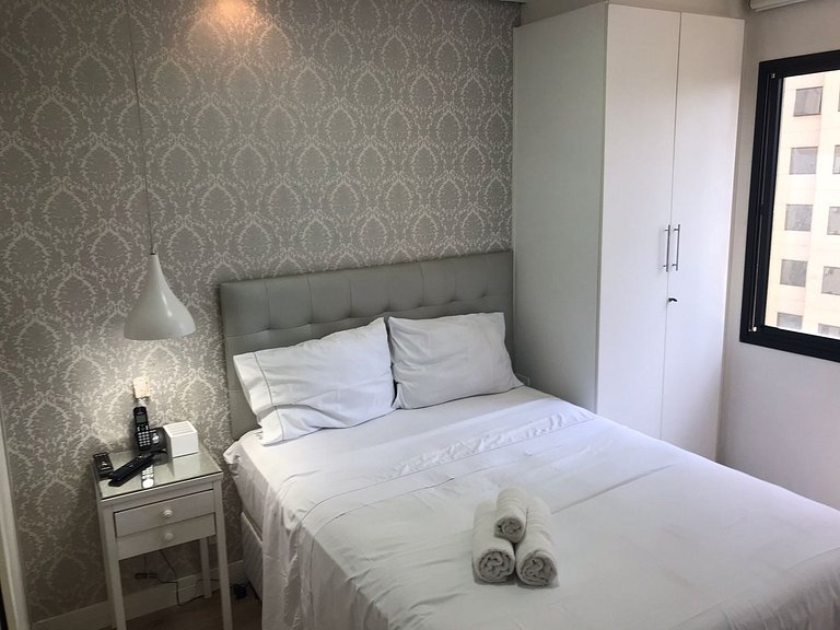 Morada Times Square Moema - Flat em hotel luxuoso