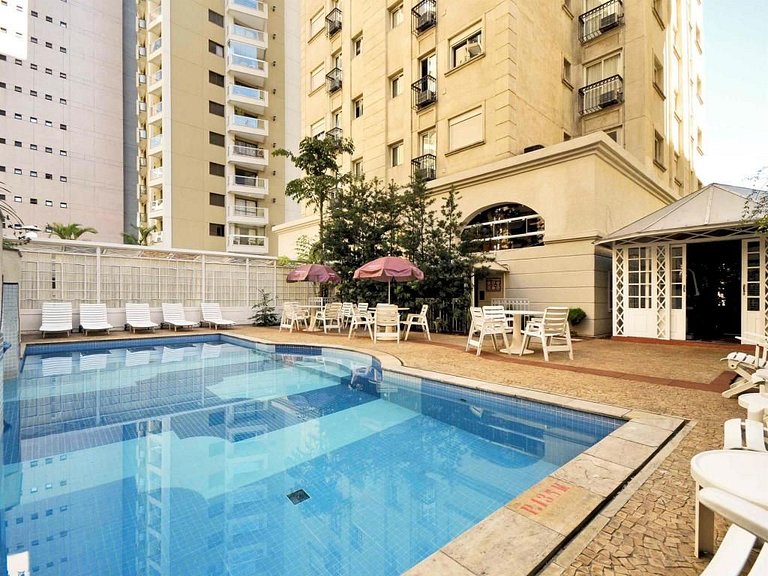Morada JK Premium - Flat em hotel moderno com localização in