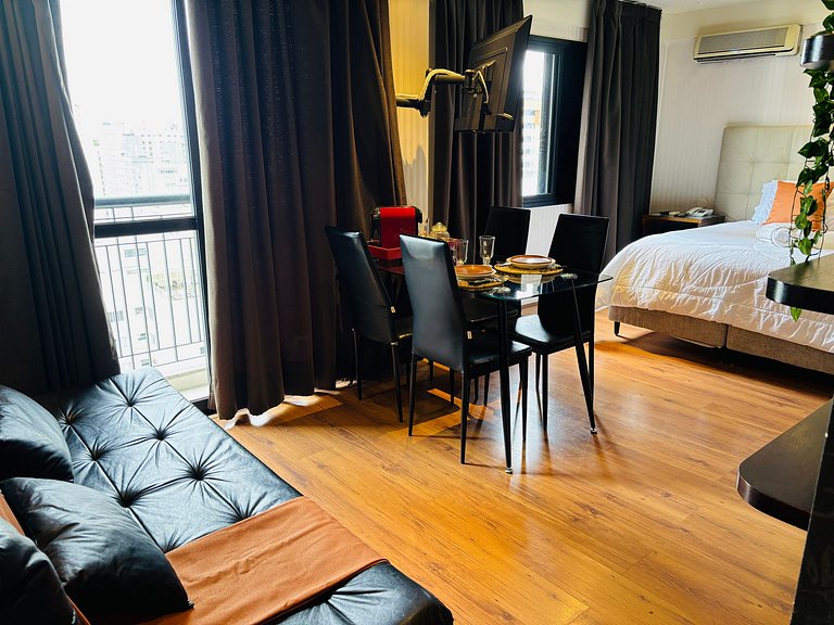 Morada Corbusier Moema - Flat próprio em hotel moderno