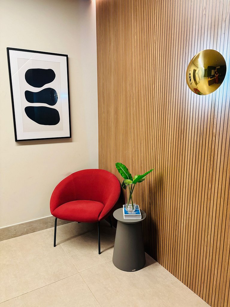 Morada Brooklin - Estúdio moderno próx. Av.Morumbi