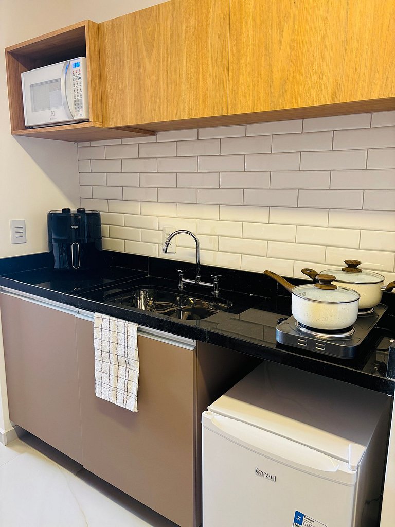 Morada Brooklin - Estúdio moderno próx. Av.Morumbi