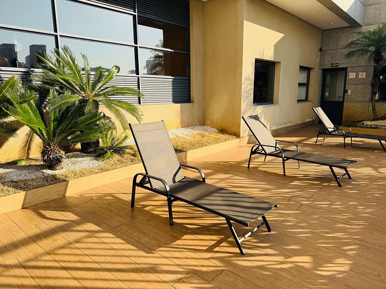 Morada Upper Itaim - Studio moderno com garagem e piscina pr