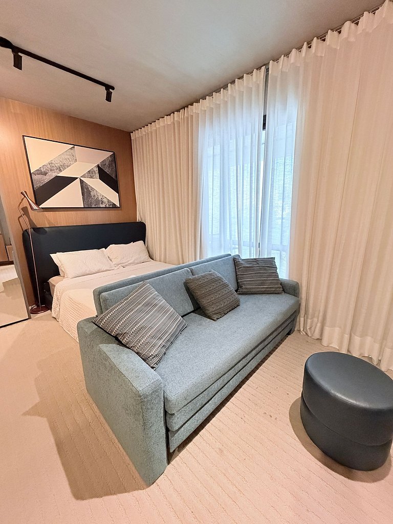 Morada Upper Itaim - Studio moderno com garagem e piscina pr