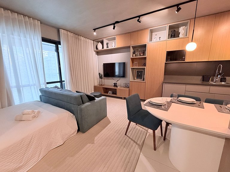 Morada Upper Itaim - Studio moderno com garagem e piscina pr