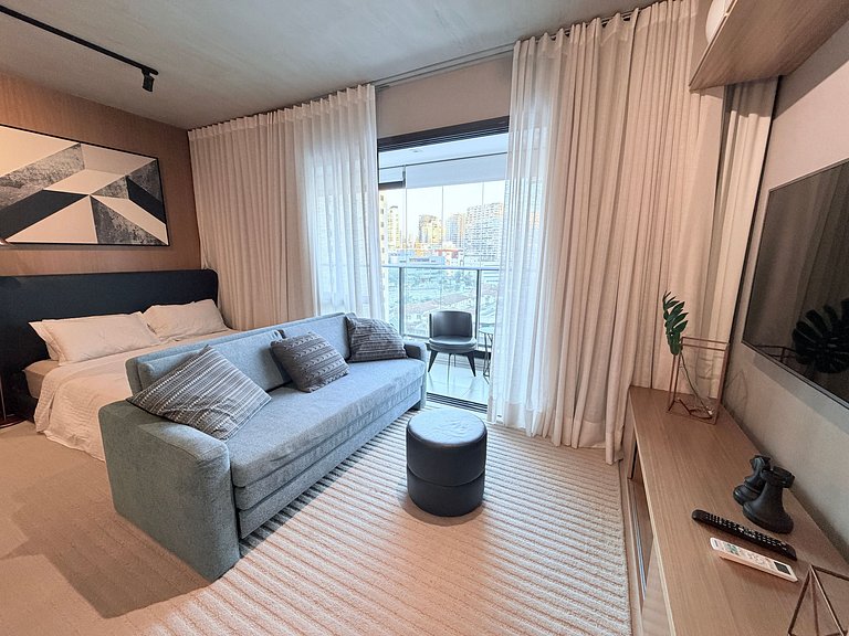 Morada Upper Itaim - Studio moderno com garagem e piscina pr