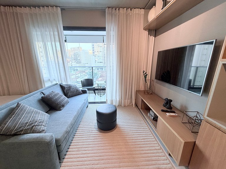 Morada Upper Itaim - Studio moderno com garagem e piscina pr