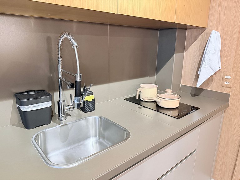 Morada Upper Itaim - Studio moderno com garagem e piscina pr